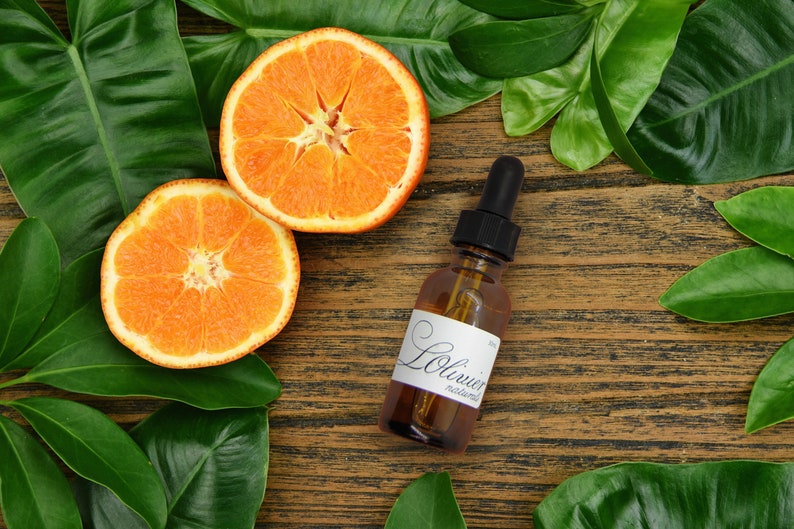 Vitamin C facial serum night therapy oil