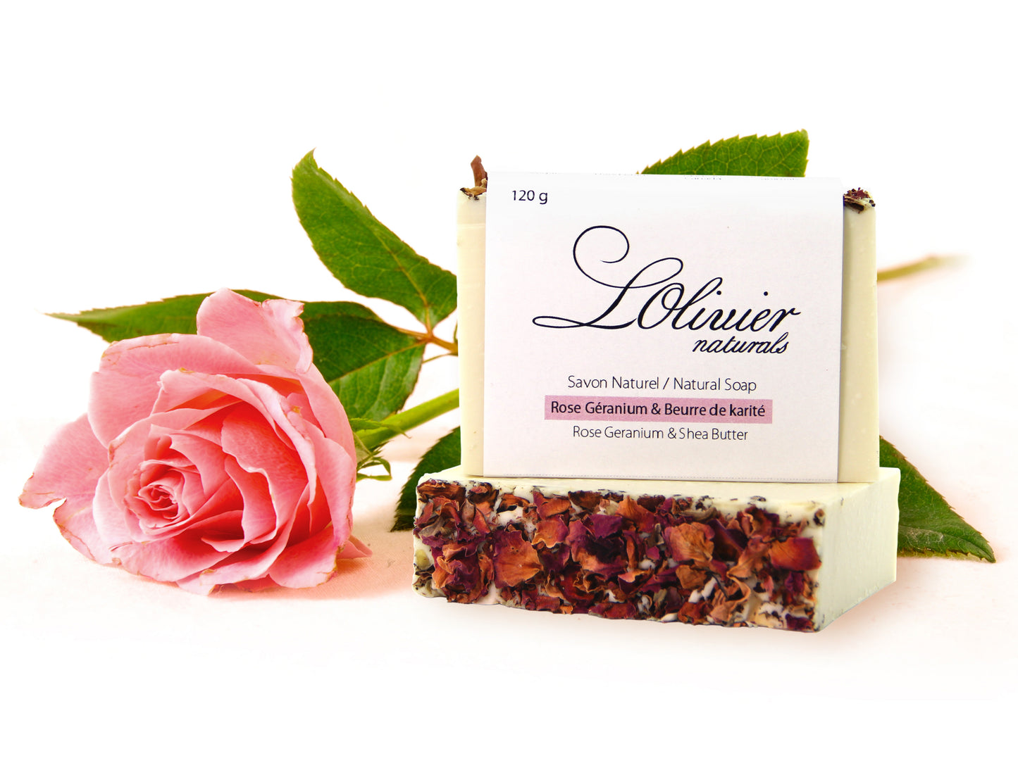 Rose Geranium & Shea butter Soap