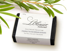 Load image into Gallery viewer, Tea Tree ,Charcoal &amp; Shea butter Detox Soap