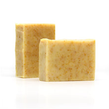 Load image into Gallery viewer, Shea Butter Bar Soap with Lemongrass and Calendula flowers